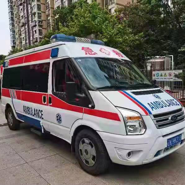 通城长途救护车护送病人返乡